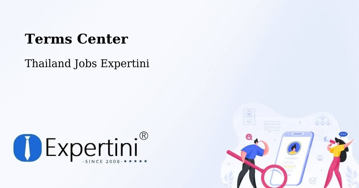 Terms of Service – Amphoe Long - Thailand Jobs Expertini